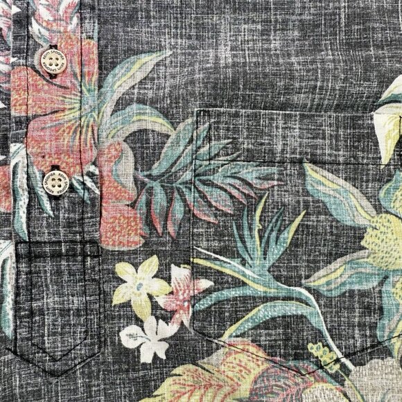Reyn Spooner Hawaiian Shirt Floral Reverse Print - Picture 6 of 8